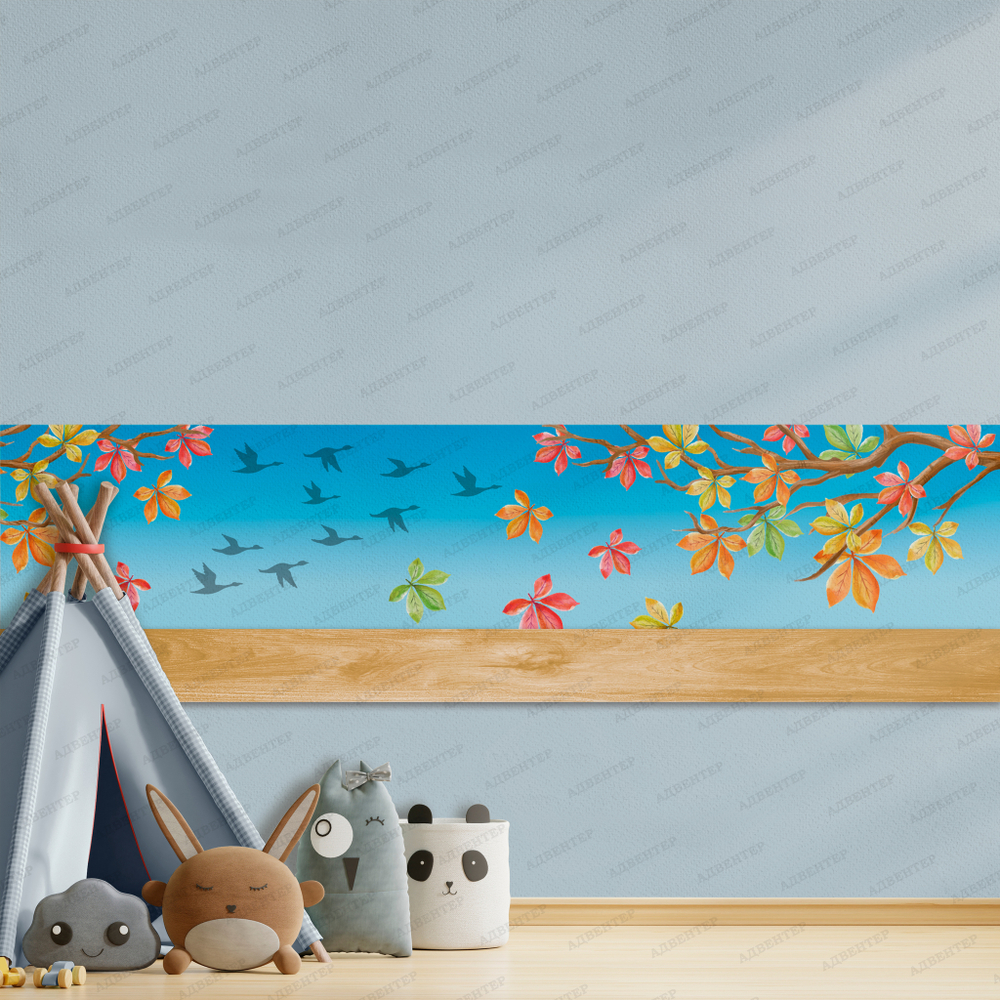 Фотообои для детского сада Осень 018