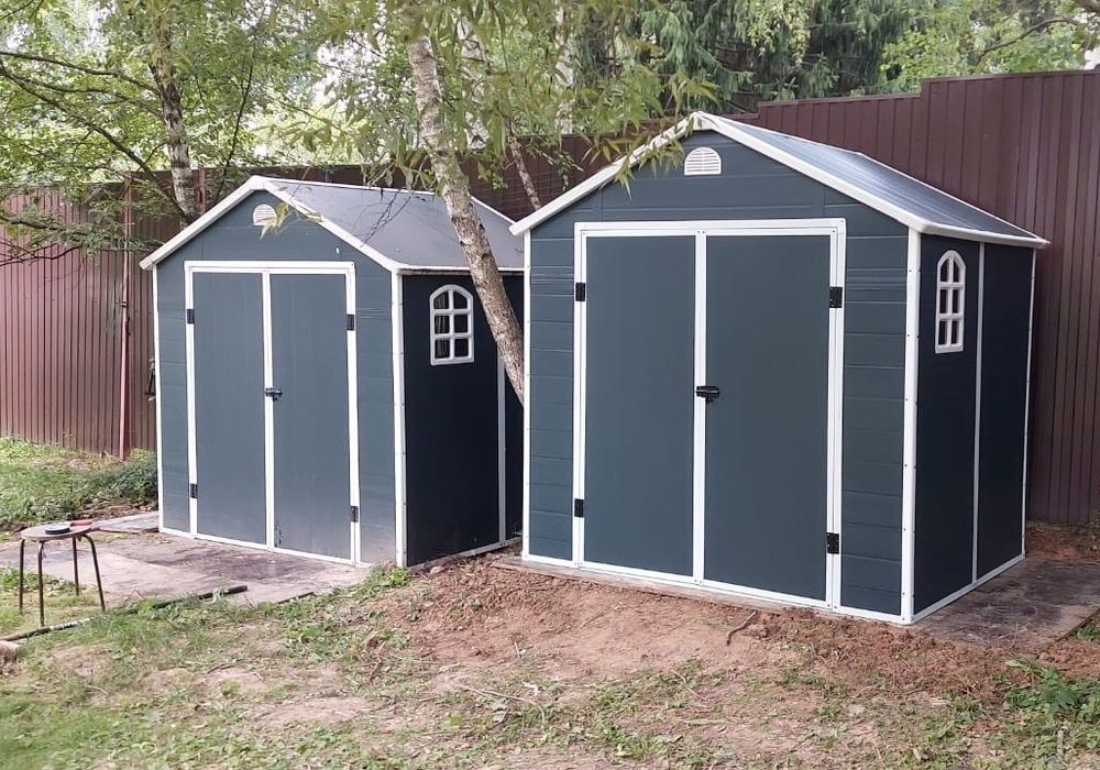 Пластиковый сарай Black Fox Modernist G 7,5x6