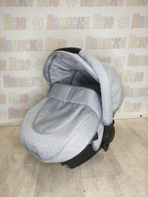 Автолюлька Adamex Carlo группа 0+ (0-10кг) серый