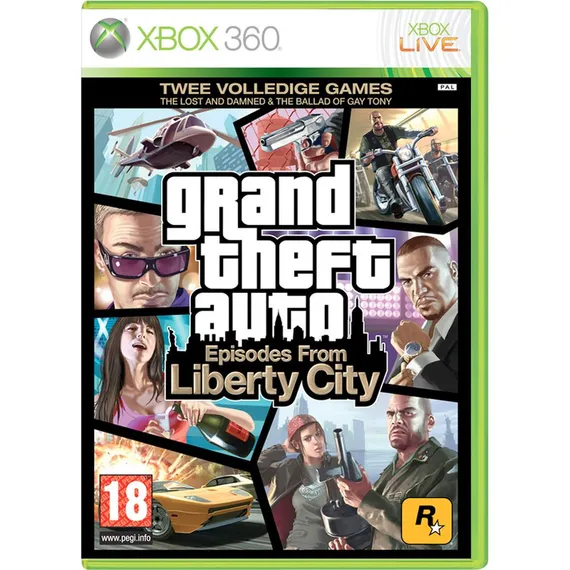 Xbox 360 GTA Episodes From Liberty City (Б/У, Английская версия)