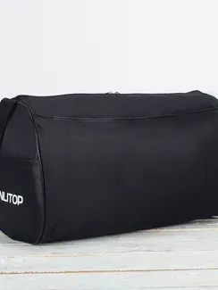 Сумка спортивная Не просто быть лучшим на молнии, наружный карман, цвет чёрный