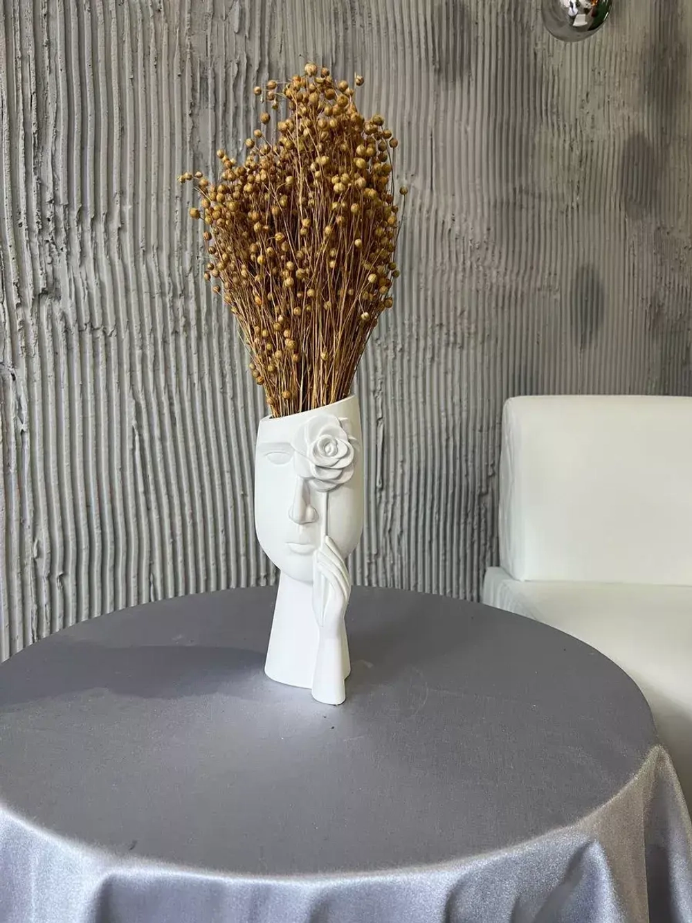 Ваза для суккулентов сухоцветов и декора