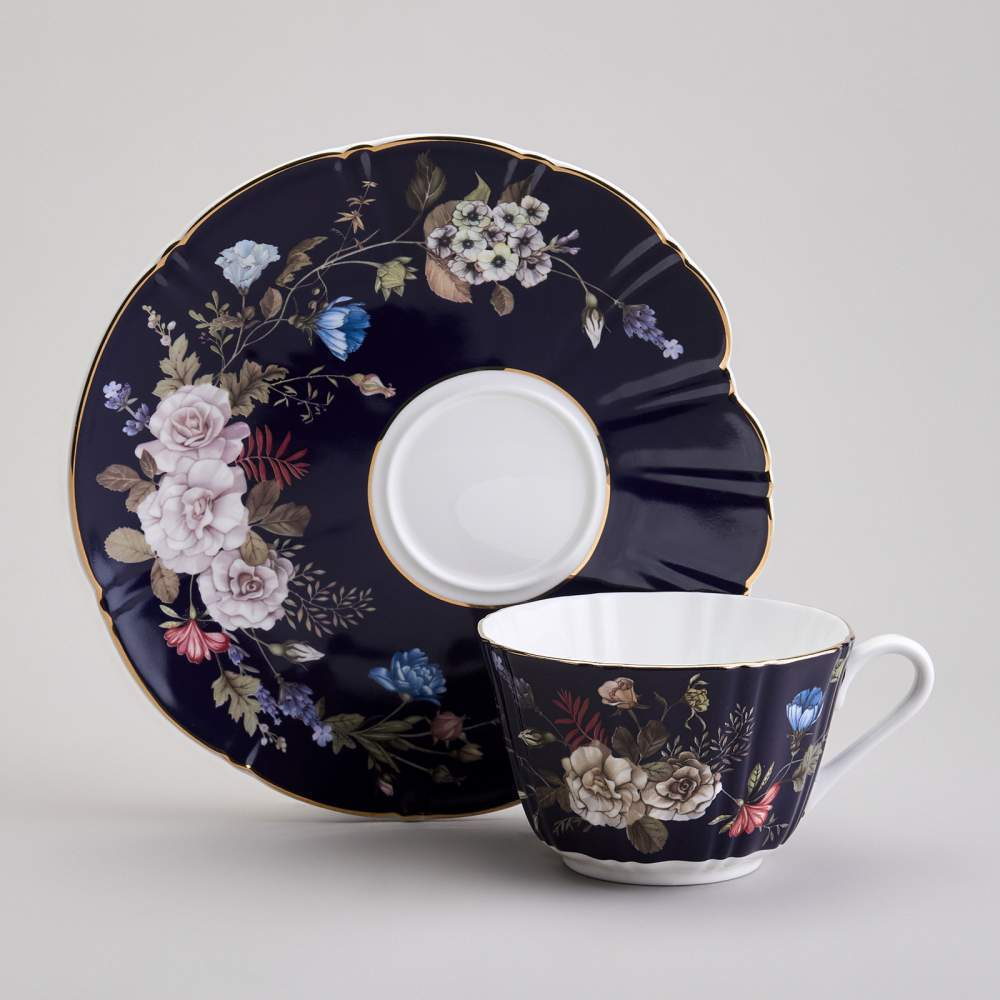 Чайная пара 300мл "Кобальт"