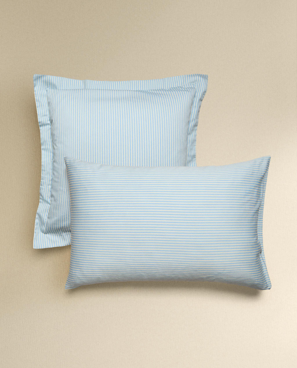 Наволочка Zara Home сатин, хлопок 100%, в полоску, 6155/091