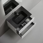 Тумба с раковиной Sancos Snob R 70 SNR70W белая матовая
