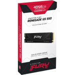 Твердотельный накопитель Kingston SSD 4TB SFYR2S/4T0 Fury Renegade G5 M.2 2280 PCIe 5.0 x4 NVMe (R14800/W14000 MB/s) TBW 4000