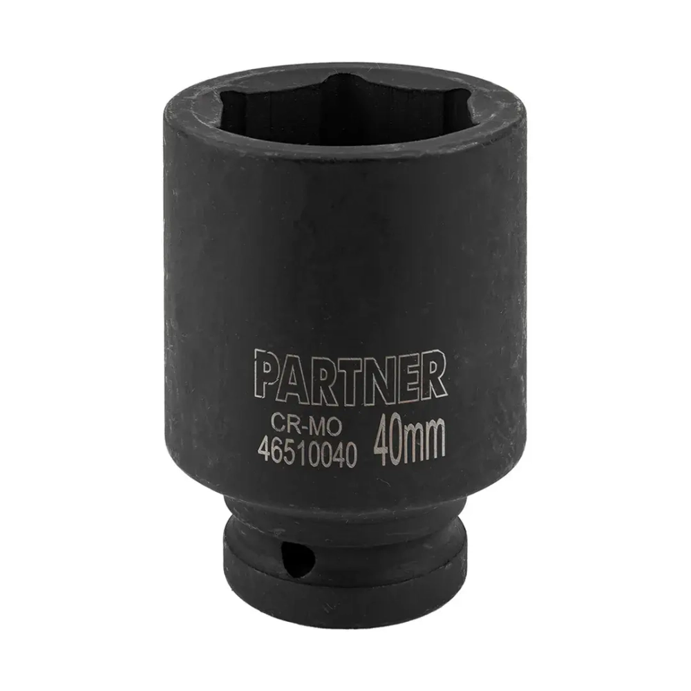 Головка ударная глубокая 40мм (6гр),3/4'' Partner PA-46510040