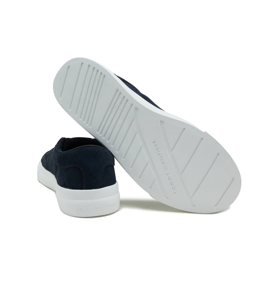 Кожаные кроссовки Tommy Hilfiger - темно-синий(FM0FM04977)