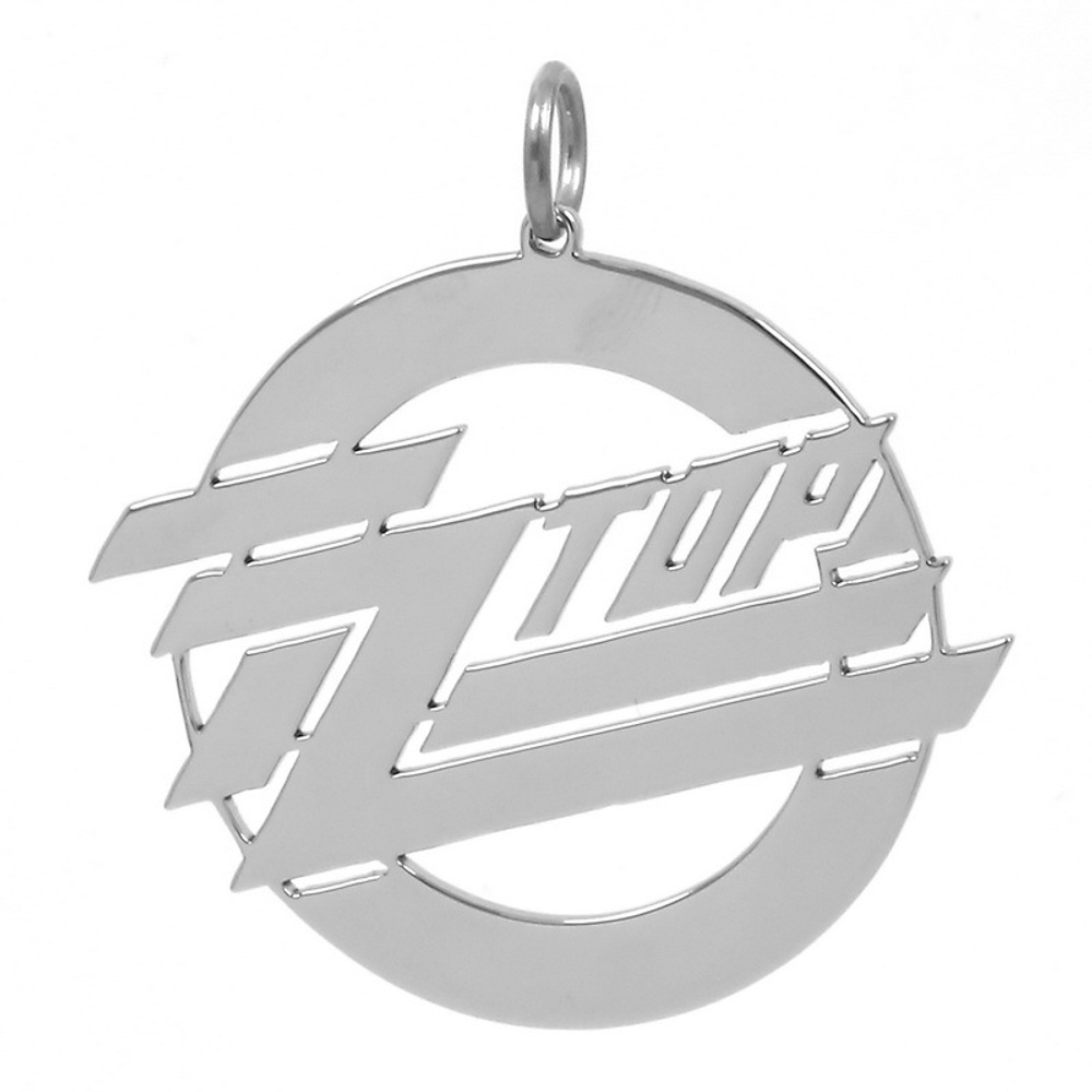 Кулон ZZ Top logo Krug 37 х 41 мм (176)