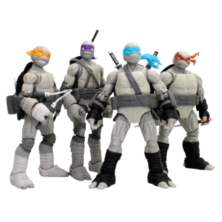 Фигурки The Loyal Subjects Teenage Mutant Ninja Turtles TLS BST AXN TMNT IDW Comics (Black & White)