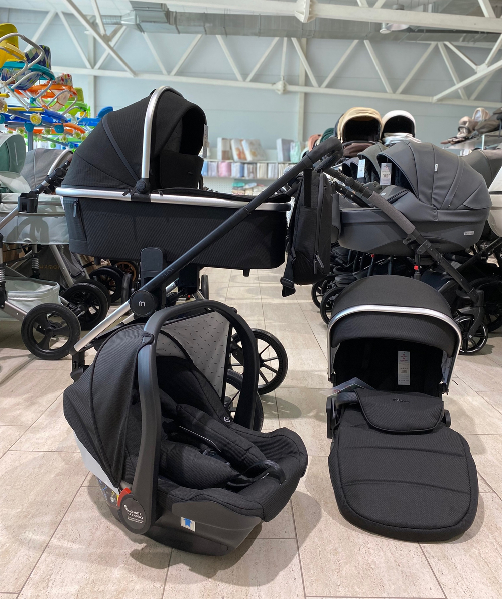 Коляска детская MOWBaby "TILDA" (3в1) MB065 Black