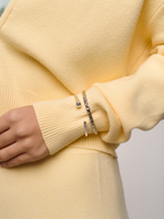 Браслет "Thin Dented Metal" Silver