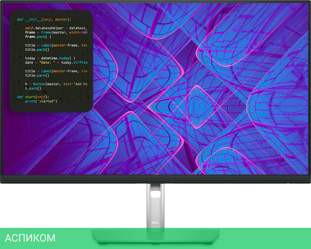 Монитор Dell P3223QE черный (210-BEQZ)