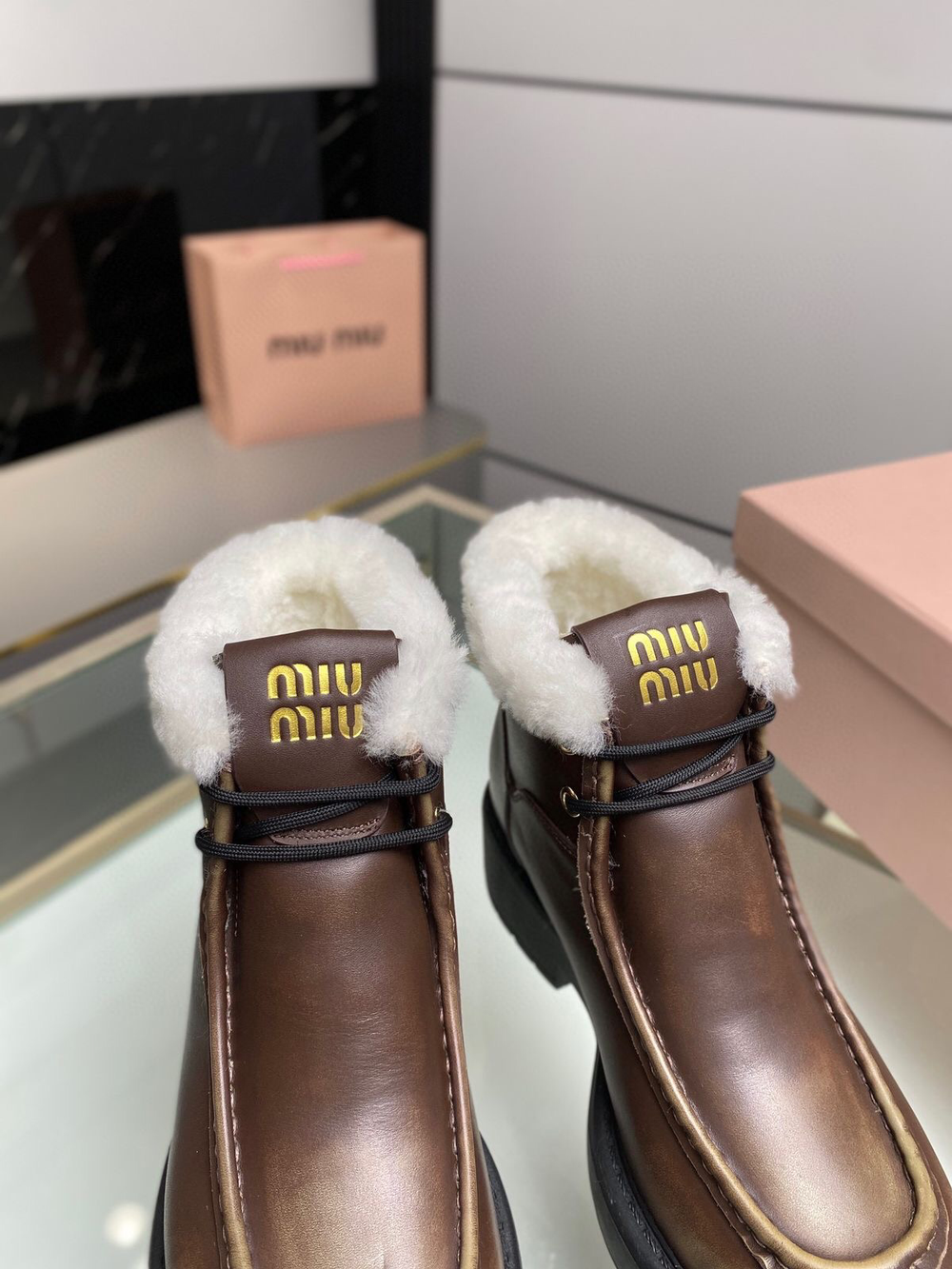 Ботинки Miu Miu