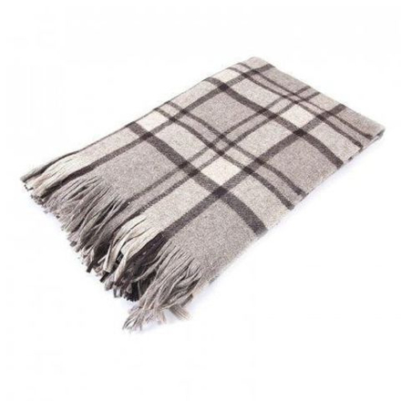 Плед шерстяной с кисточками ПШ-400