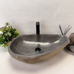 Раковина из речного камня RS-63542 (63*42*16) 0124