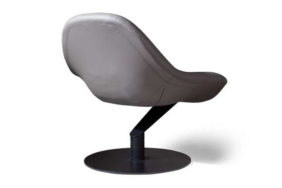 Лаунж кресло Zero Gravity с механизмом кручения, серый