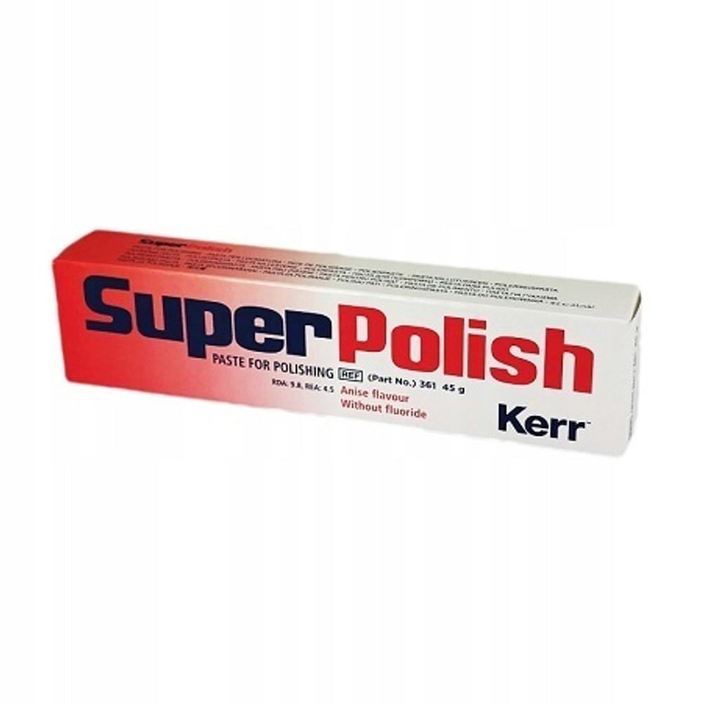 Super Polish (супер полиш) паста абразивная, без фтора, 45 г Kerr