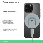 Беспроводное зарядное устройство Magssory Coin Silver (WCH015)