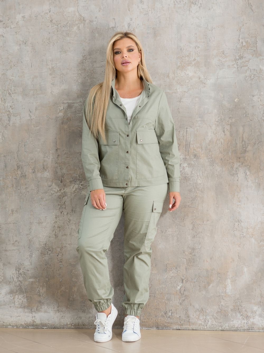 Жакет 1276 хаки Novita (Акция)