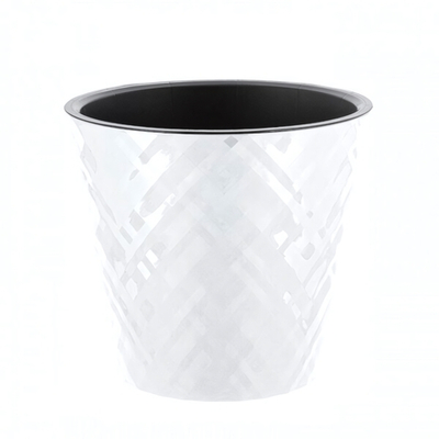 Горшок для цветов InGreen Manhattan D280мм, 11л c дренажной вставкой, белоснежный жасмин