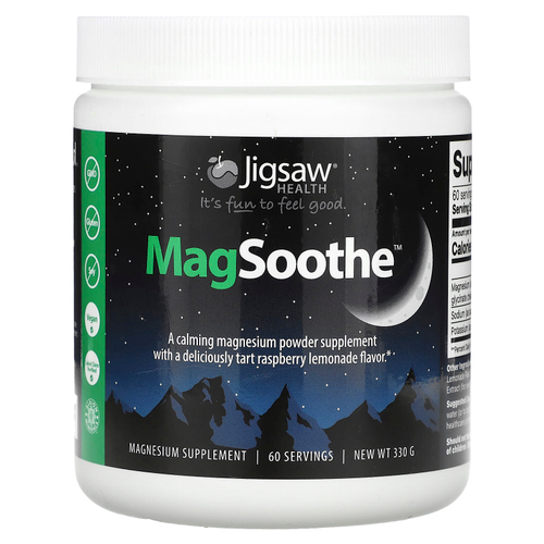 Jigsaw Health, MagSoothe, малиновый лимонад`` 330 г