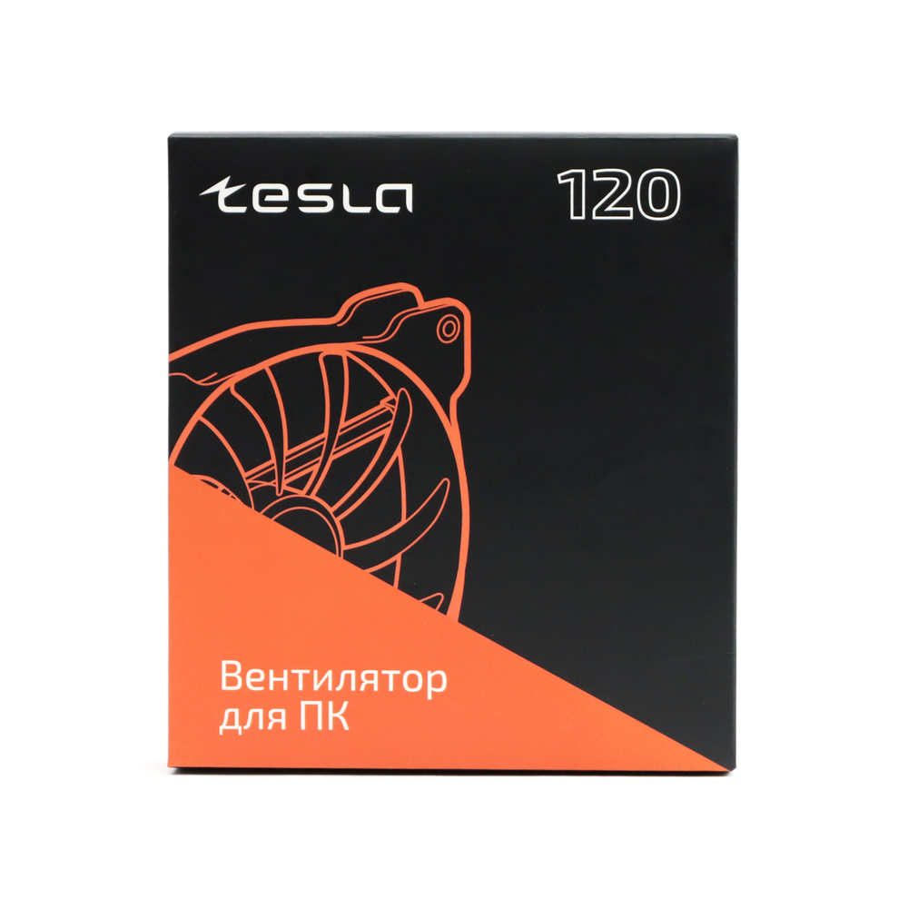 Вентилятор TESLA RGB120-RW, 120мм, 1200rpm, 3-pin+Molex, белый/FRGB, 38CFM, 21дБ, антивибропрокладки (TSL-120-RW)