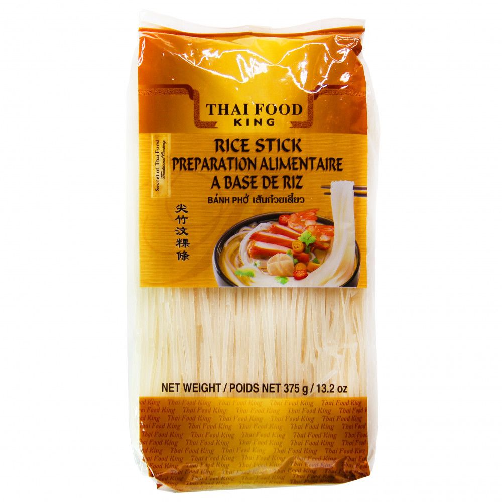 Лапша Thai Food King рисовая 1мм 375 г