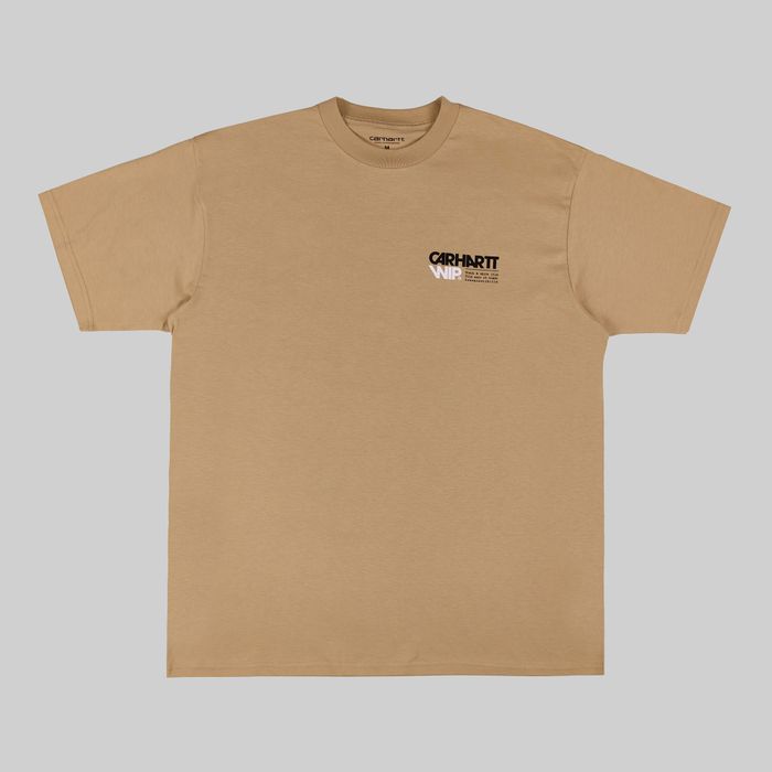 Футболка мужская Carhartt WIP Contact Sheet артикул:I033178_sable - купить в магазине Дайс