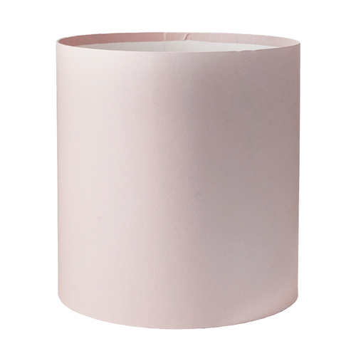 Коробка, цилиндр "Премиум", Пудровый, 15*15 см