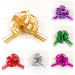 Бант Шар 5см Набор 6 шт "Ажурный" с органзой (Микс)