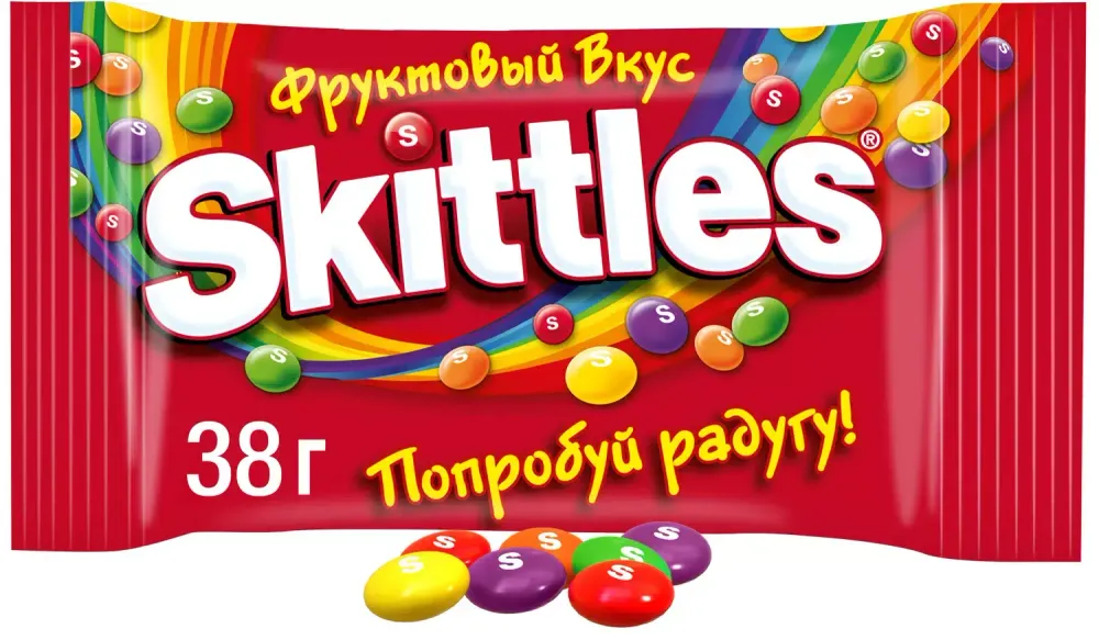 Драже Skittles фруктовое 38 г