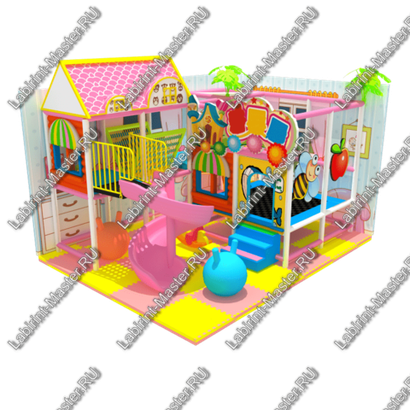 Детский игровой лабиринт "Дом на дереве"