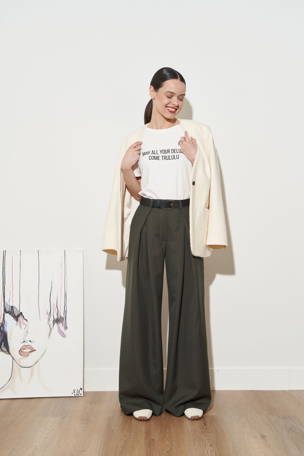 БРЮКИ «ICONIC» В КЛЕТКУ ХАКИ|ТЕМНО-СИНИЙ|КРАСНЫЙ