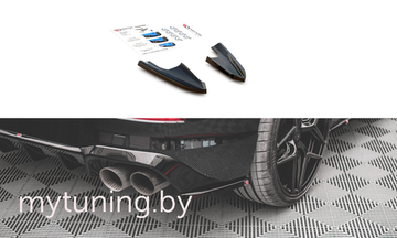 Сплиттеры бампера заднего боковые V.2 для VOLKSWAGEN Golf VIII R (20-...)