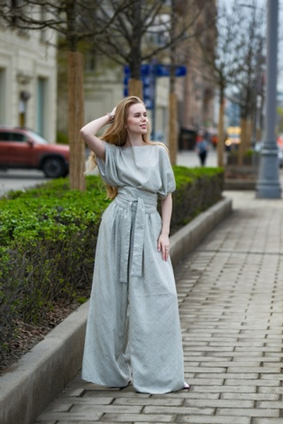 топ+кушак / оливка