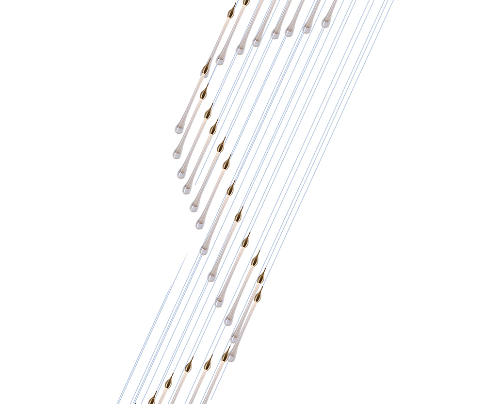 07860-28A,36 Люстра каскадная Асмер латунь Led 84W