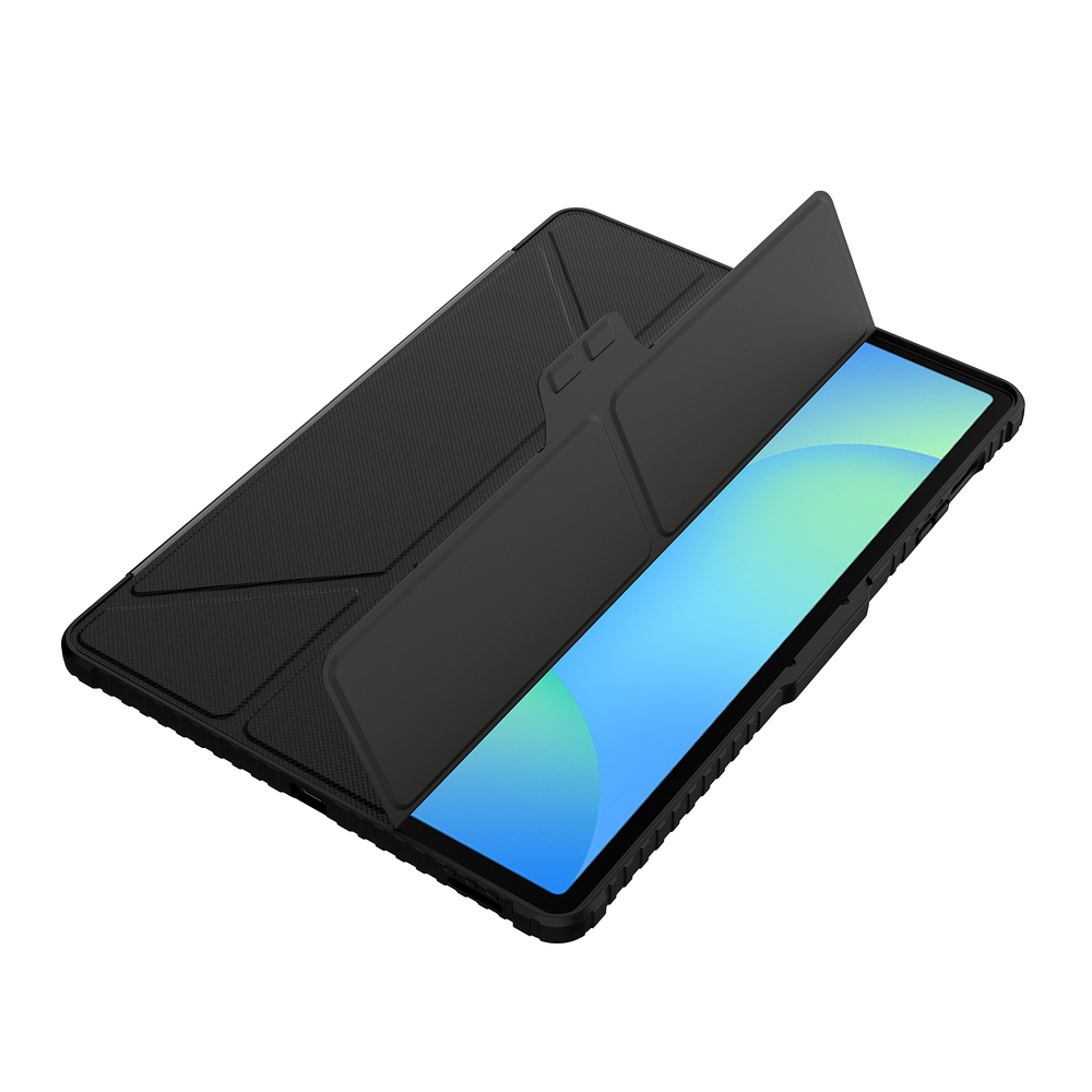 Чехол книжка от Nillkin для планшета Samsung Galaxy Tab S10 FE+, серия Bumper Pro Case-Multi Angle Folding Style, многофункциональный складной