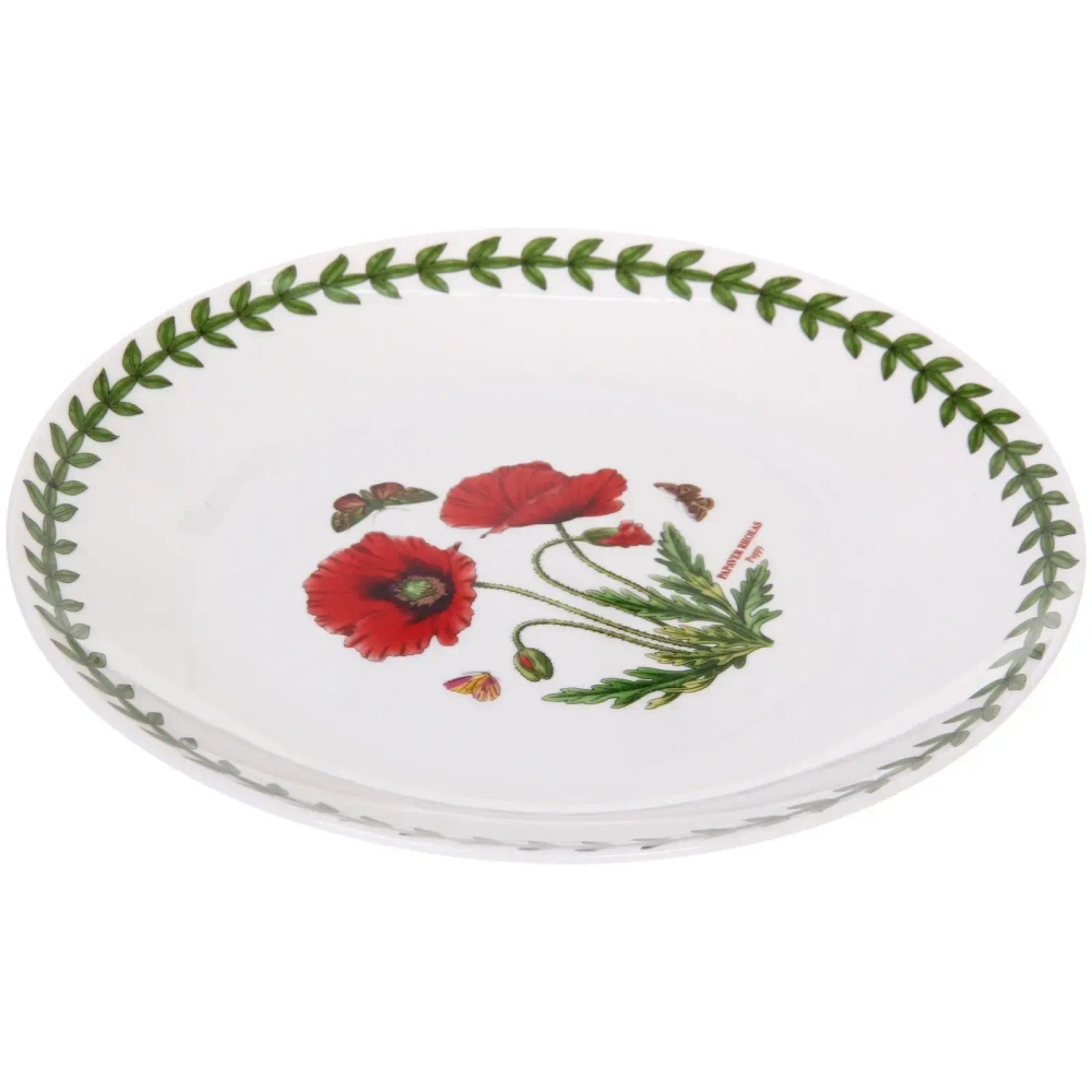 Тарелка керамическая «Цветочная грация» 20см, маки