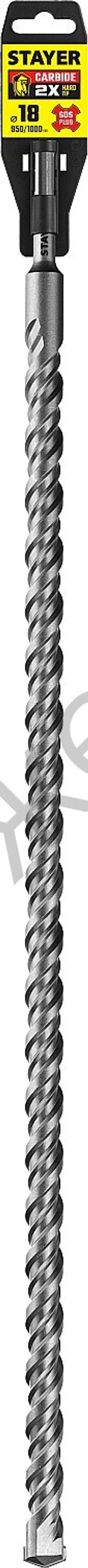 STAYER 18x1000 мм, SDS-plus бур, Professional (2930-1000-18)