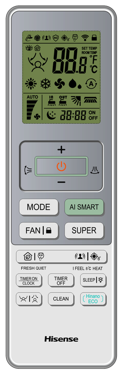 Внутренний блок Hisense серии VISION PRO CARBON FREE Match DC Inverter AS-13UW4RXVQH01G(B)
