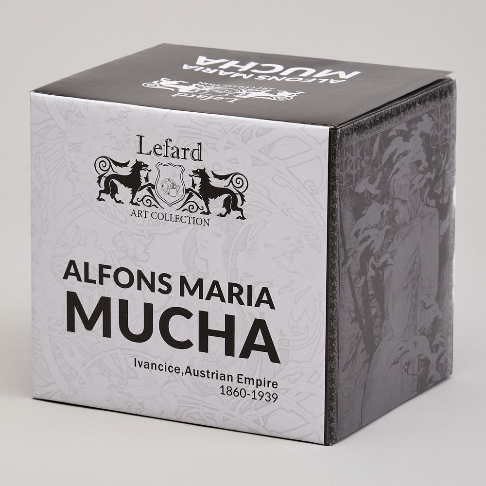 КРУЖКА LEFARD "ВРЕМЕНА ГОДА" (А. МУХА) 420 МЛ (КОР=36ШТ.)