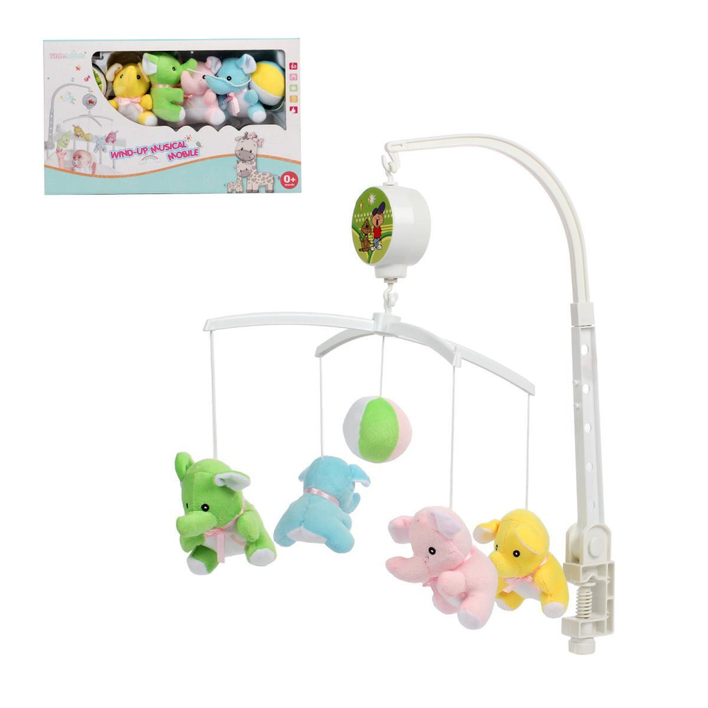 Карусель музыкальная для малышей, коробка 5203B