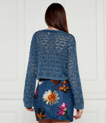 Свитер REINE Desigual - голубой(25SWJF15)