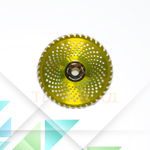 Нож с зубцами из твердого сплава 255*40Т*25,4 mm UFO Gold Yakuza