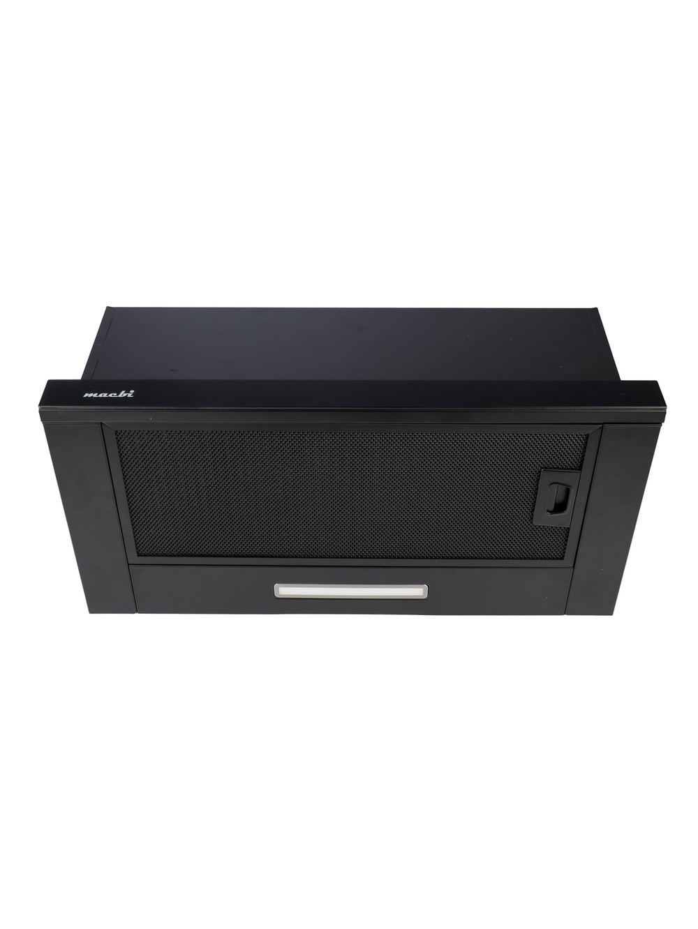 Кухонная вытяжка MACBI встраиваемая MTF 60-3-Fblack 800м3/ч Черная/черный фильтр (планка: акрил)