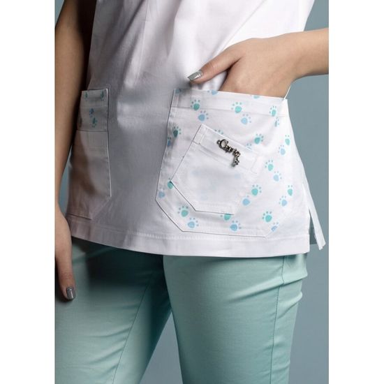 Блуза женская Z19-1933 (принт котики на крыше/белый)