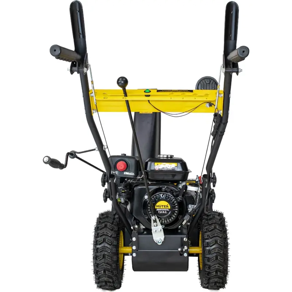 HUTER SGC 4000E снегоуборщик бензиновый 7 л.с. ковш 56 см, выброс 13 м, 4 вперед/2 назад 70/7/14