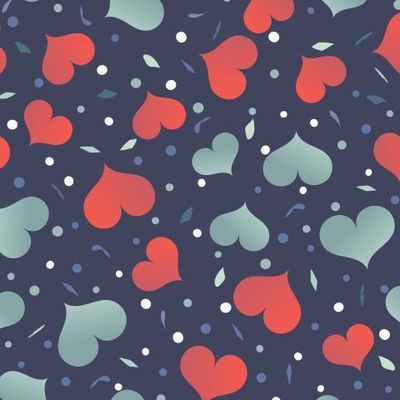 Сердца: россыпь