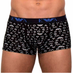 Мужские трусы боксеры черные Emporio Armani